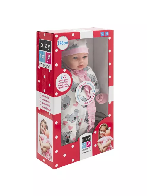 Magyarul beszélő és éneklő baba PlayTo Bibi 46 cm