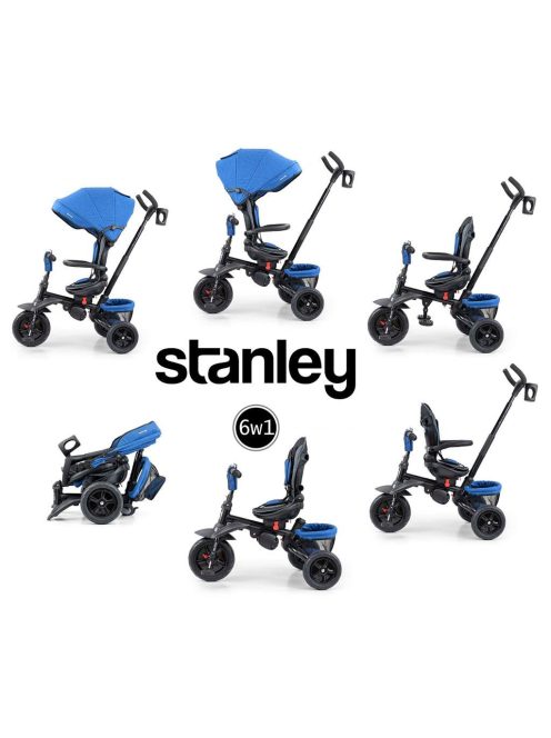 Gyerek tricikli 6az1-ben Milly Mally Stanley navy-black