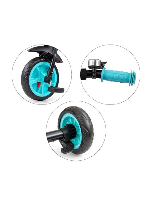 Gyerek háromkerekű bicikli Milly Mally Axel black