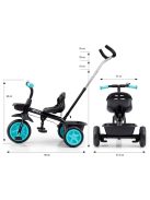 Gyerek háromkerekű bicikli Milly Mally Axel black