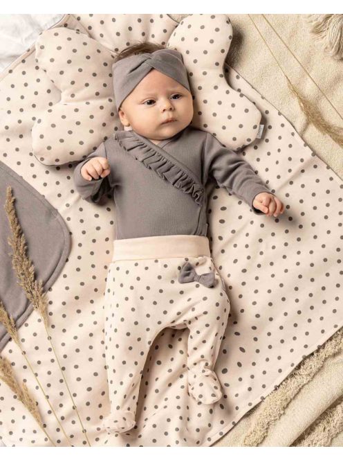 Baba áthajtós patentos body Nicol Sara szürke