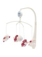 Körhinta a kiságy fölé Baby Mix vakondok rózsaszín