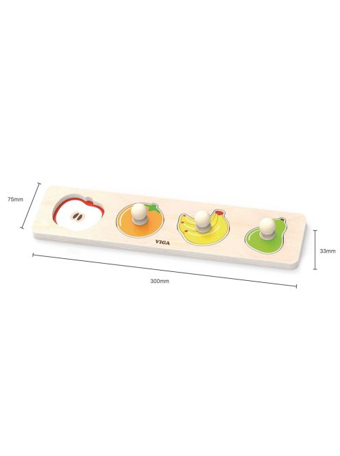 Gyermek fa puzzle Viga Gyümölcs