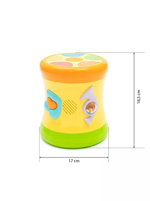 Kétoldalas dinamikus dob Baby Mix sárga
