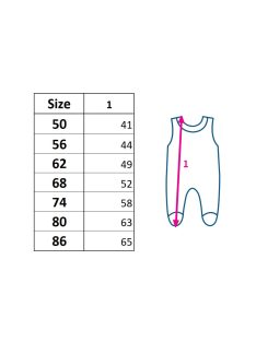 Baba pamut rugdalózó New Baby Polar Bear