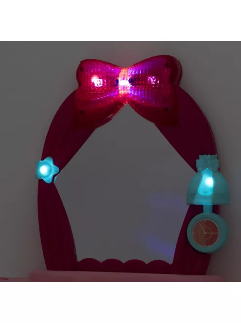 Gyermek zenélő fésülködőasztal székkel BABY MIX