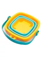Összecsukható homokozó vödör és játékok – Baby Mix, 5 darabos készlet