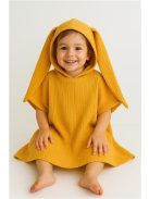 Gyermek muszlin poncsó New Baby Feeling kék 35 cm