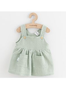   Baba muszlin szoknya New Baby Comfort clothes zsálya színű
