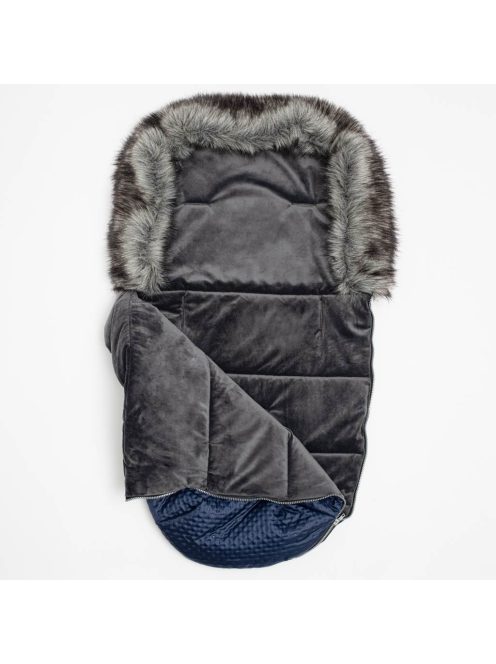 Téli lábzsák New Baby Lux Fleece blue