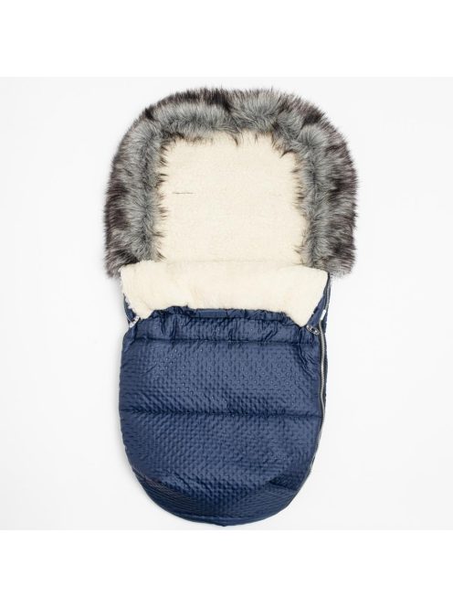 Téli lábzsák New Baby Lux Wool blue
