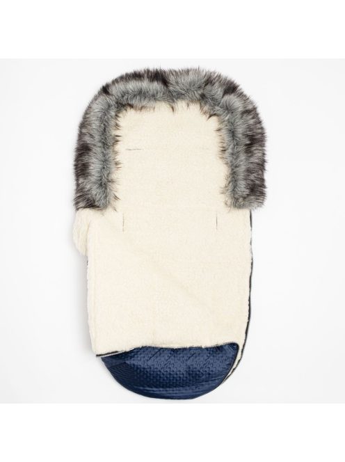 Téli lábzsák New Baby Lux Wool blue