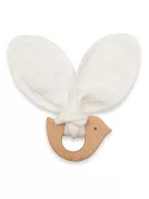 Baba rágóka madárral  New Baby Bird white