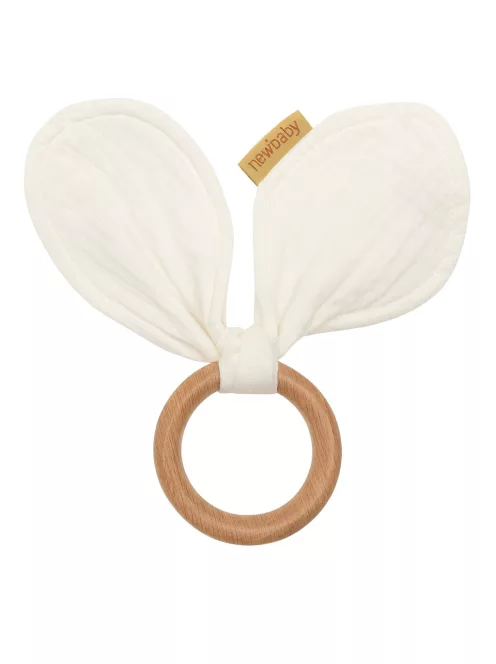 Rágóka levelekkel New Baby Ears white