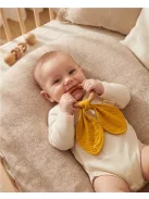 Rágóka levelekkel New Baby Ears mustard