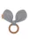 Rágóka levelekkel New Baby Ears grey
