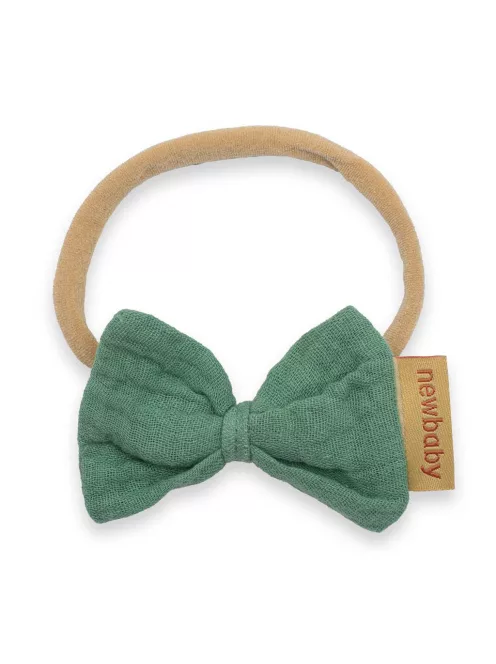 Puha muszlinból készült fejpánt csecsemőknek New Baby mint