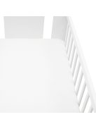 Frottír lepedő kiságyba New Baby 140x70 cm fehér