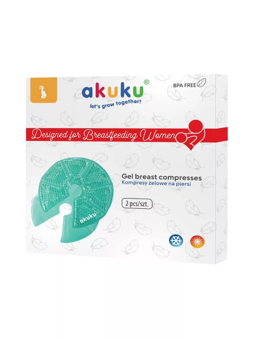 Gél mellnyugtató párna Akuku 2 db