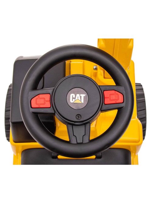 Gyermek zenélő bébitaxi kotró CAT Excavator  Milly Mally sárga
