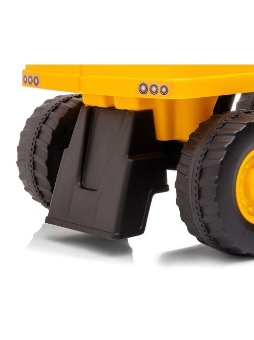 Gyermek zenélő bébitaxi kotró CAT Excavator  Milly Mally sárga