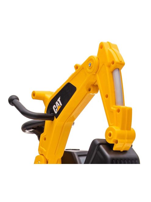 Gyermek zenélő bébitaxi kotró CAT Excavator  Milly Mally sárga