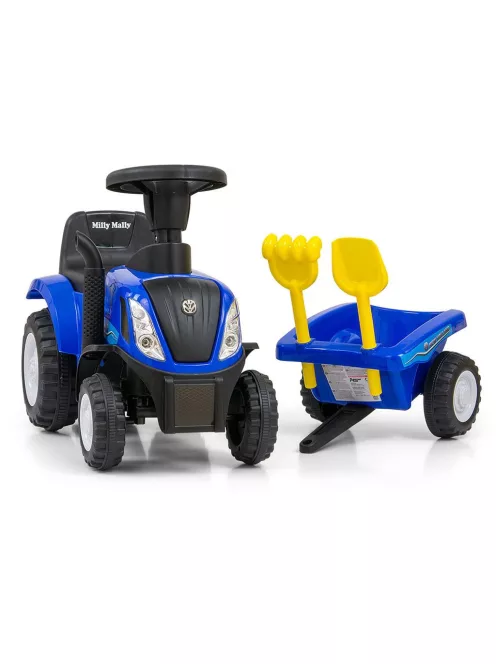 Bébitaxi NEW HOLLAND T7 TRAKTOR Milly Mally kék