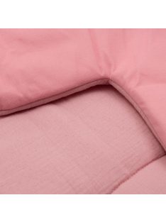 Gyermek muszlin alátét New Baby Maple Leaf pink