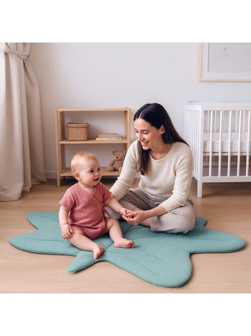 Gyermek muszlin alátét New Baby Maple Leaf mint