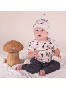 Baba pamut szabadidő nadrág Nicol Bambi szürke