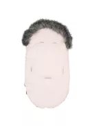 Gyermek lábzsák NEW BABY szőrmével dusty pink