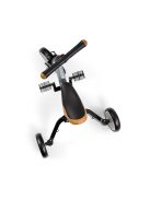 Gyerek háromkerekű bicikli 4az1-ben Milly Mally Optimus Plus tolókarral grey