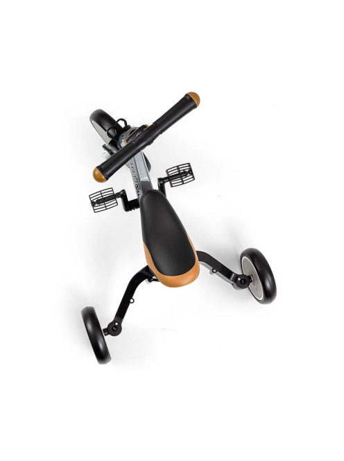 Gyerek háromkerekű bicikli 4az1-ben Milly Mally Optimus Plus tolókarral grey