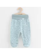 Baba lábfejes nadrág New Baby Classic II dinó menta