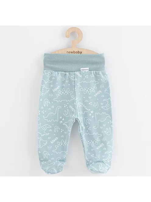 Baba lábfejes nadrág New Baby Classic II dinó menta