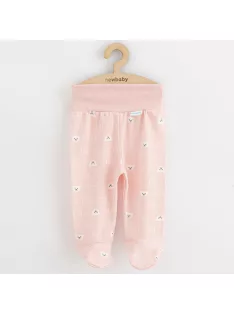 Baba lábfejes nadrág New Baby Classic II maci fehér