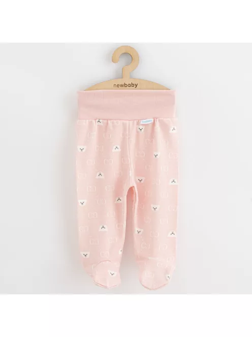 Baba lábfejes nadrág New Baby Classic II maci fehér