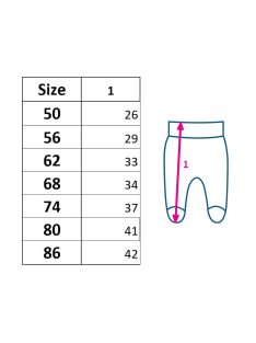 Baba lábfejes nadrág New Baby Classic II sötét menta
