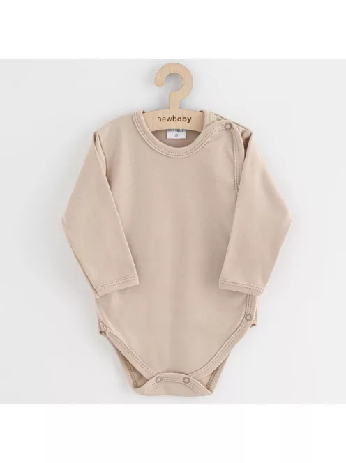 Baba body teljes hosszában patentos New Baby Classic II világos bézs