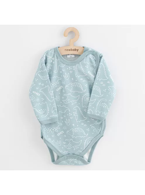 Baba body teljes hosszában patentos New Baby Classic II dino menta
