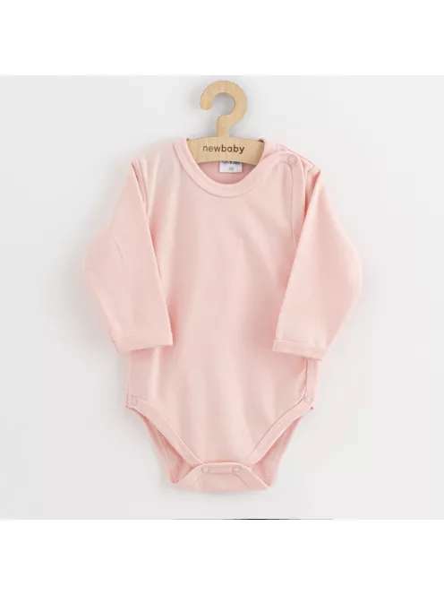 Baba body teljes hosszában patentos New Baby Classic II világos rózsaszín