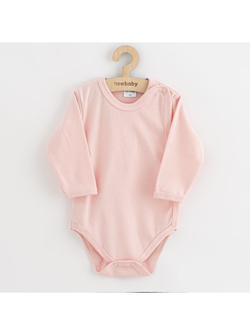 Baba body teljes hosszában patentos New Baby Classic II Lány 3db rózsaszín