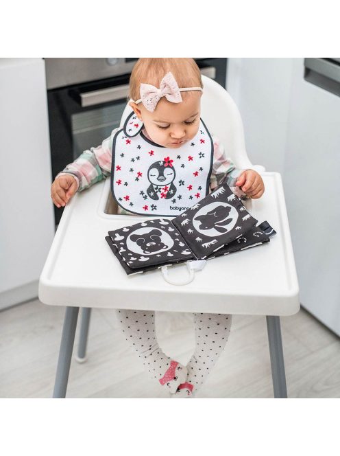 Érzékfejlesztő babakönyv Baby Ono BLACK&WHITE