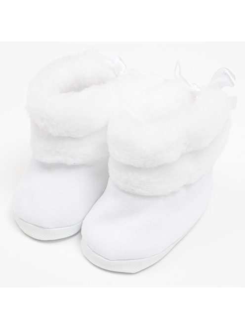 Baba téli csizma New Baby fehér 0-3 h