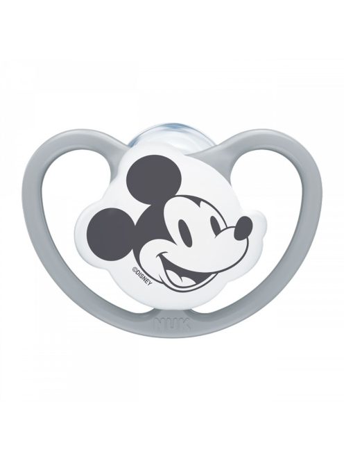 Baba cumi Space NUK 6-18h Disney Mickey Mouse szürke