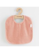 Gyermek frottír előke New Baby Comfortably pink