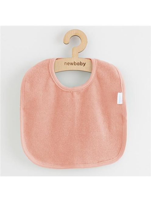 Gyermek frottír előke New Baby Comfortably pink