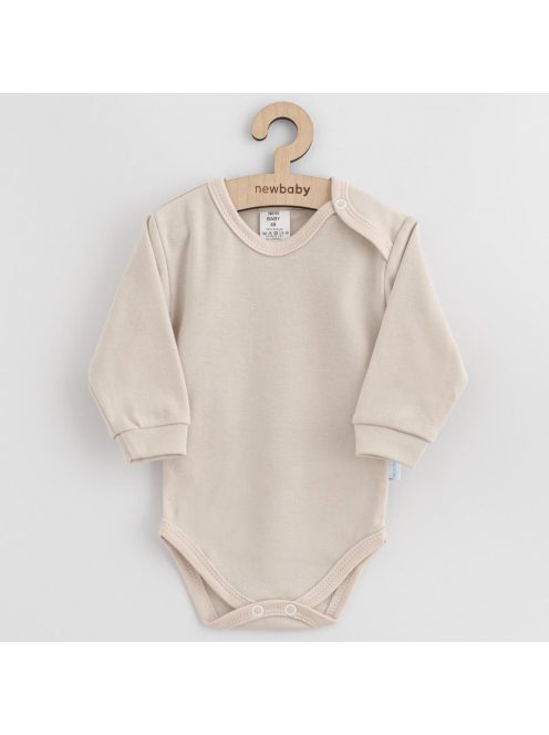 Baba pamut body New Baby Casually dressed bézs
