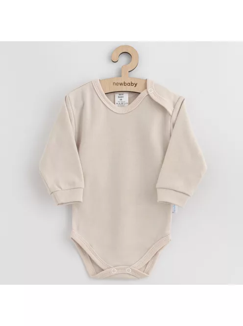 Baba pamut body New Baby Casually dressed bézs