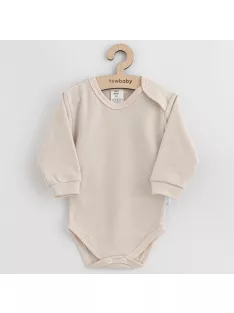 Baba pamut body New Baby Casually dressed bézs
